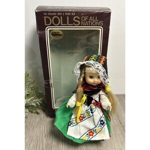 Vintage Dolls Of All Nations Doll No 139 Scandinavia With Original Box